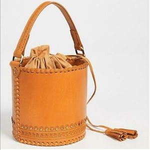 Ulla Johnson Andra Studded Leather Bucket Bag